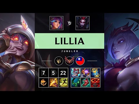 Lillia Jungle vs Elise - TW Grandmaster Patch 25.S1.3