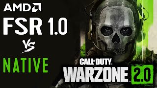 Native vs FSR 1 - Call of Duty Warzone 2 _ AMD FSR Benchmark - All preset