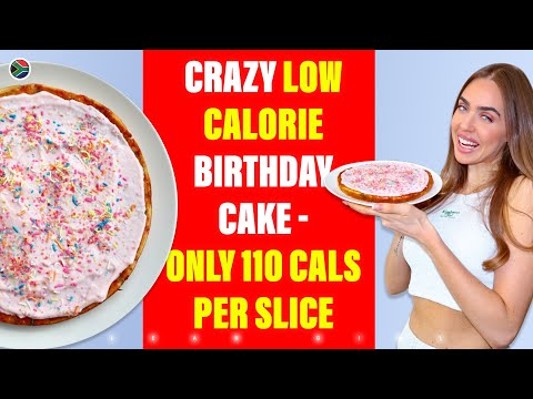 LEAN GIRL Crazy Low Calorie Moist Birthday Cake: Only 110 Calories per slice