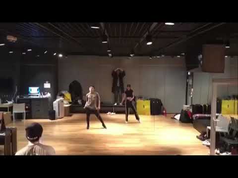 Lisa dance practice with choi young joon