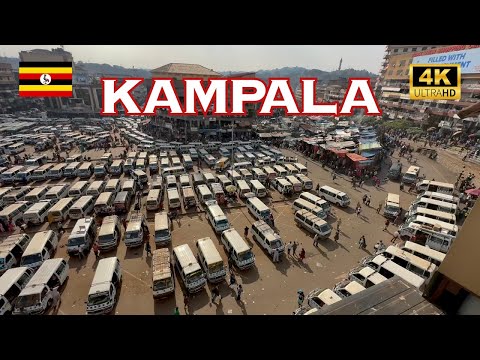 [4K] Kampala Uganda 🇺🇬🐧 Beautiful Walking Tour
