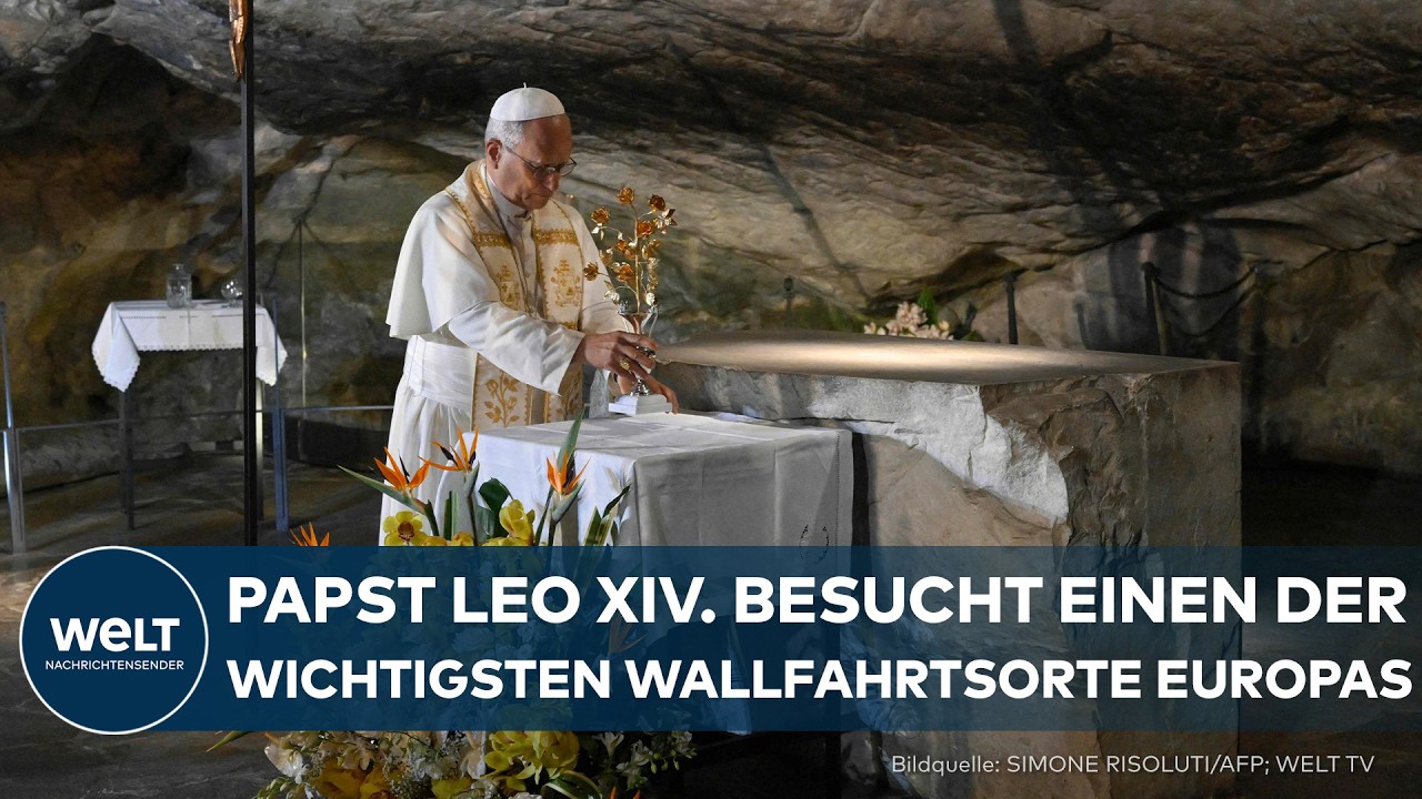 PAPST-BESUCH: Leo XIV. besucht weltberühmten Marienwallfahrtsort! Gottesdienst in Lourdes