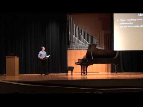 Lecture Recital on Schubert's Piano Sonata D 959 - Part 1 of 3