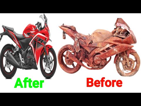 Heavy Bike motorcycle very old restoration// Fully New #shorts #tiktok