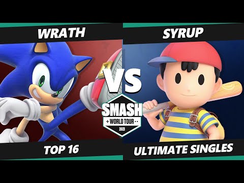 SWT NA East RF Top 16 - Wrath (Sonic) Vs. Syrup (Ness) Smash Ultimate Tournament