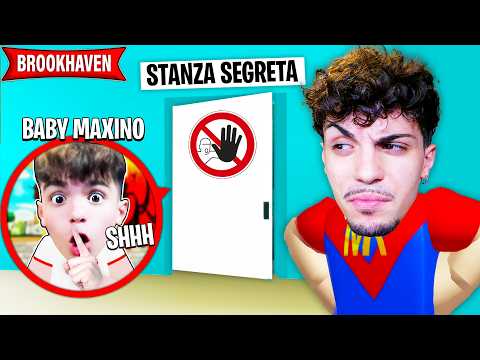 MIO FIGLIO BABY MAXINO MI NASCONDE QUALCOSA NELLA SUA STANZA SEGRETA su BROOKHAVEN ROBLOX!🤔