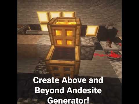 Create Easy Andesite generator | Create Above and Beyond