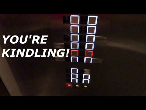 Schindler 3300 (MRL) traction elevator at Kindler Hotel, Lincoln NE