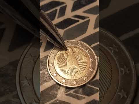2 euro fauté aigle fédérale super défaut toute en beauté