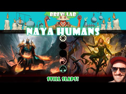 MTGA - BrewLab - Naya Humans ⚪️🔴🟢 (Standard)