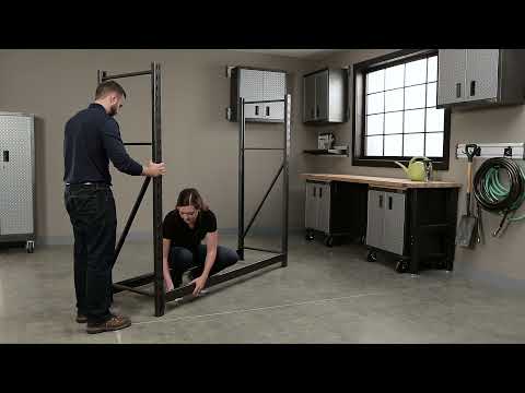 How to Assemble Gladiator® 77" Wide Heavy Duty Rack Garage Shelving