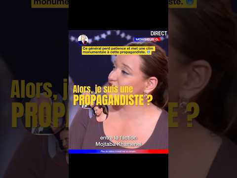 Ce général explose cette propagandiste 🥊🥶
