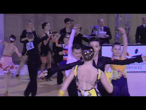 148 Maxim Tsepelev - Anna Skalková /MČR T10 2018/ Kojetín/ Junior I./ 2.kolo/ Chacha