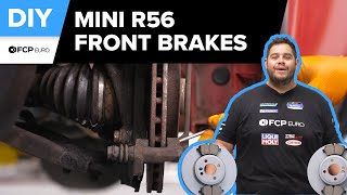 MINI Cooper Front Brake Pad & Rotor Replacement DIY (2006-2015 MINI R56, Cooper, Cooper S)