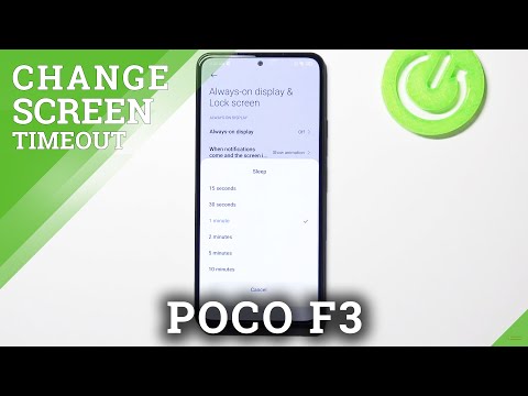How to Change Screen Timeout in XIAOMI POCO F3 – Manage Screen Timeout