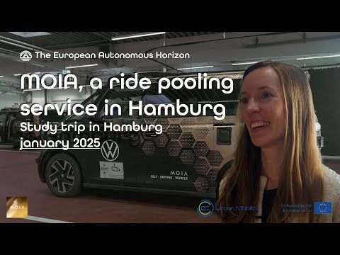 MOIA a ride pooling service in Hamburg (Germany) - january 2025