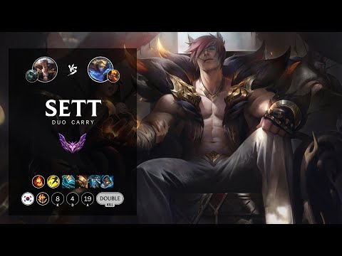Sett ADC vs Ezreal - KR Master Patch 12.12