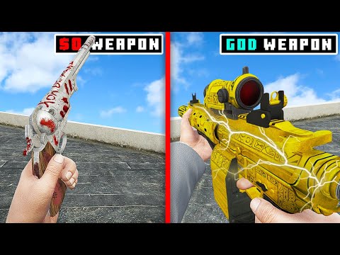 Upgrading Weapons Into To GOD WEAPONS In GTA 5...
