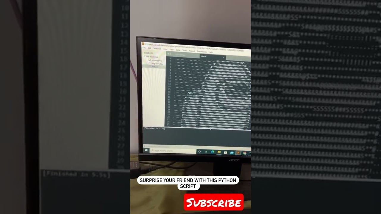 Image to ASCII Art using Python | Python Programming Tutorial | Walkthrough video #shorts #trending
