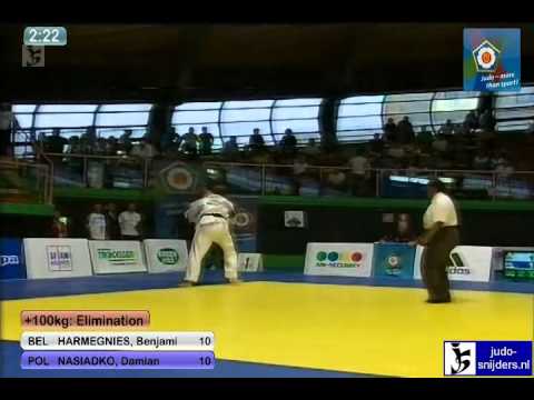 Benjamin Harmegnies (BEL) - Damian Nasiadko (POL) [+100kg]