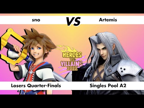 sno VS Artemis, Losers Quarter-Finals, Pool A2, Heroes VS Villains 2022