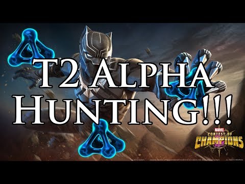 T2 Alpha Hunting!!! Marvel Contest of Champions