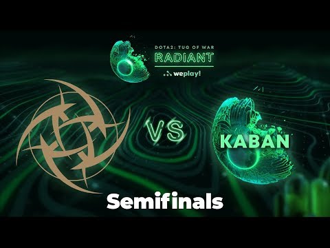 Ninjas in Pyjamas vs Kaban Game 2 - WePlay! ToW: Radiant - Semifinals