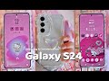 Samsung Galaxy S24 ️Aesthetic Unboxing Customization ️ ASMR