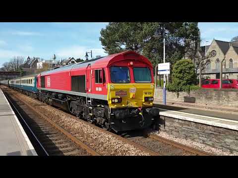 The Easter Chieftain Rail Tour Day 3 at Broughty Ferry 31-03-24