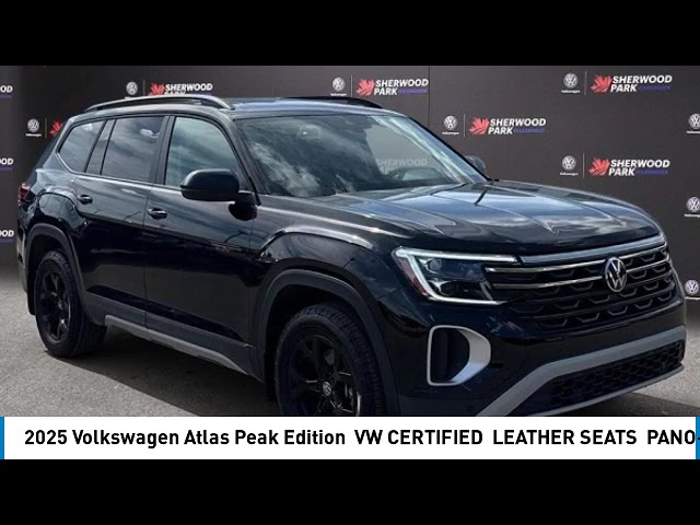 2025 Volkswagen Atlas Peak Edition | VW CERTIFIED | LEATHER in Cars & Trucks in Strathcona County