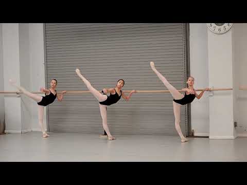 Our Regular Ballet Class: Grand Battement. Pre-professional class, girls 12–14 years old. #ballet