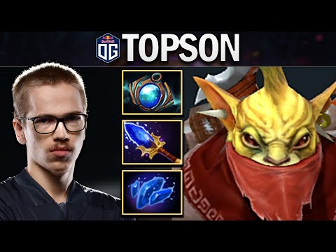 OG.TOPSON SMURF BOUNTY HUNTER - TOUGH OFFLANE - DOTA 2 7.28 GAMEPLAY