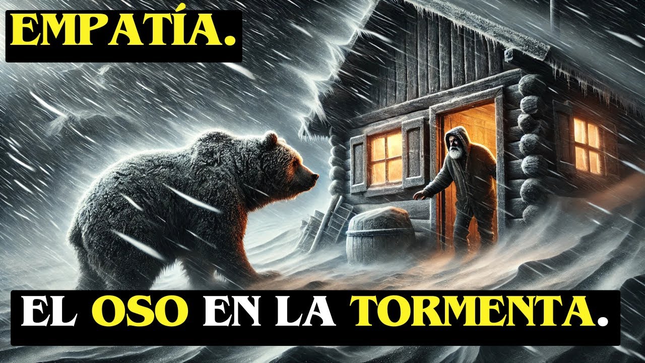 Un OSO CONGELADO suplica entrar ¡Lo que sucede después te dejará atónito!