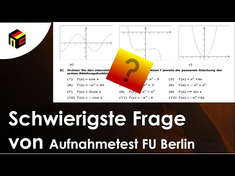 Mathe Aufnahmetest Studienkolleg FU Berlin [ schwierigste Aufgabe ]