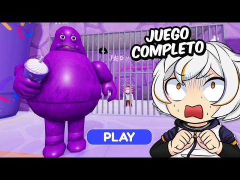 ESCAPE FROM GRIMACE SHAKE COMPLETE (GRIMACE BARRY'S PRISON RUN ROBLOX)