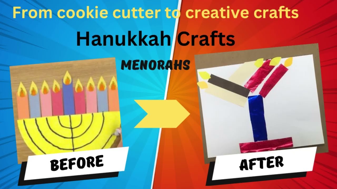 Hanukkah Crafts-Menorahs
