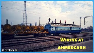 preview picture of video 'Wiring at ahmedgarh railway station.'