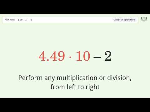 Master Order of Operations: Solve 4.49*10-2 Step by Step!
