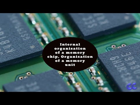 CO 12. Internal organisation of a memory chip - Organisation of a memory unit