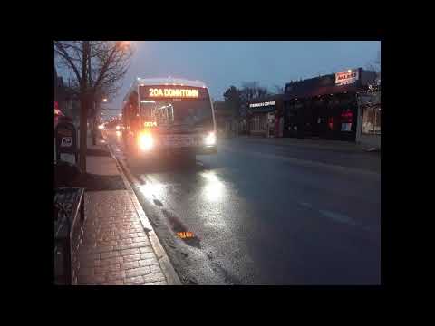 [Audio Clip] NFTA Metro Ride Route 20A Inbound Bus 1803 - 2018 Novabus LFS CNG