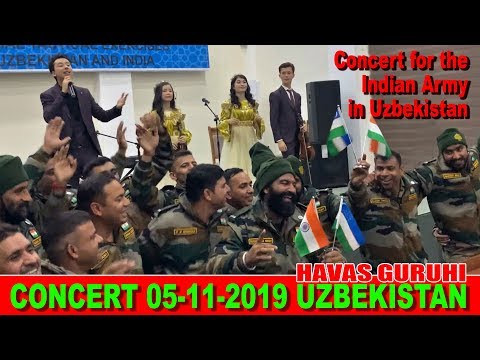 Concert for the Indian Army in Uzbekistan/HAVAS guruhi/05.11.2019
