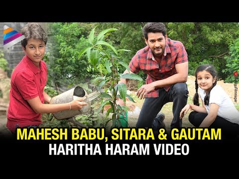 Mahesh Babu, Sitara and Gautam Haritha Haram Video | Haritha Haram Challenge | Mahesh Babu