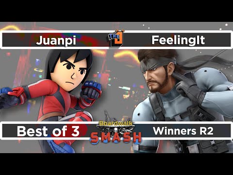 Juanpi (Mii Brawler) vs FeelingIt (Snake) Winners R2 - Boardwalk Smash #37 - SSBU