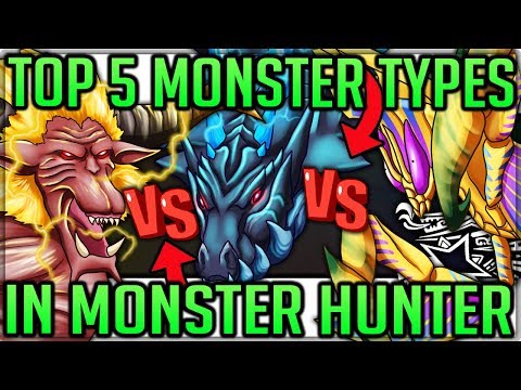 The Top 5 Types of Wyvern in All of Monster Hunter History! (Fun/Discussion) #iceborne