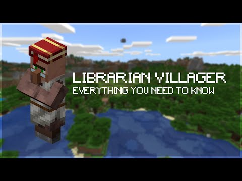 LIBRARIAN VILLAGER: Everything you Need to Know - MINECRAFT 1.14 Guide for Enchanted Books & More