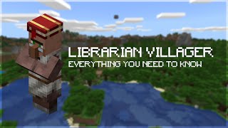 LIBRARIAN VILLAGER: Everything you Need to Know - MINECRAFT 1.14 Guide for Enchanted Books & More