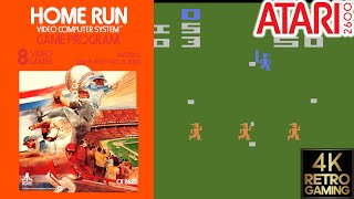 Home Run Atari 2600 4k Gameplay