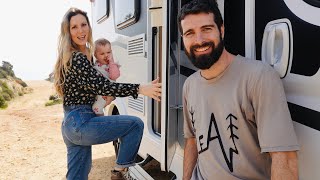 WILD CAMPING IN PORTUGAL / A DAY IN THE VAN LIFE WITH A BABY - PART 2
