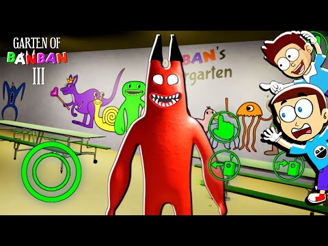 Garten of Banban 3 Mobile Game | Shiva and Kanzo Gameplay