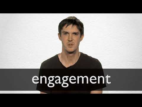Engagement synonyme english